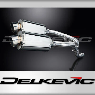 Kawasaki ZX-10R Ninja 2006-2007 Slip On 9" Oval Stainless Exhaust Muffler Kit — 第 1/4 张图片