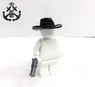 LEGO Western Lone Ranger Black Hat Fedora Cowboy + Revolver 13565 For Minifigure