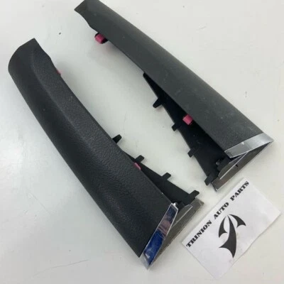 Toyota Camry 2007-2011 panel de consola central diestro juego de 2 molduras negro/cromo Foto 1 de 4