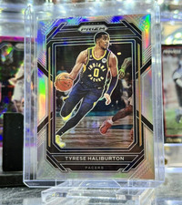 2022-23 PANINI PRIZM #93 TYRESE HALIBURTON SILVER PRIZM INDIANA PACERS 