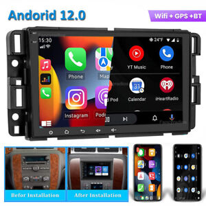 For Chevrolet Silverado GMC Sierra CarPlay Android 11 Car Stereo Radio GPS Navi
