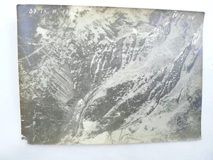 FOTO MILITARE AEREA  WW1  PRIMA GUERRA MONDIALE ZONA DA IDENTIFICARE - Picture 1 of 2