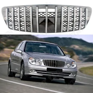 Front Racing Facelift Grilles For Mercedes-Benz W211 E320 E500 E55AMG 2003-2006 - Picture 1 of 9