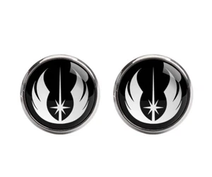 Camisa de Novedad Símbolo Jedi de Star Wars Puño Eslabón Boda Fiesta - Imagen 1 de 9