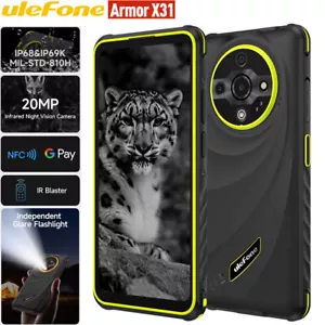 Ulefone Armor X31 Teléfono Resistente Android 14 Móvil Exterior Impermeable Brillo - Imagen 1 de 15