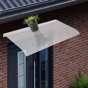 100*44.5cm Waterproof Shade Awning Outdoor Garden Pool Sun Canopy Shelter Cover - Picture 1 of 19