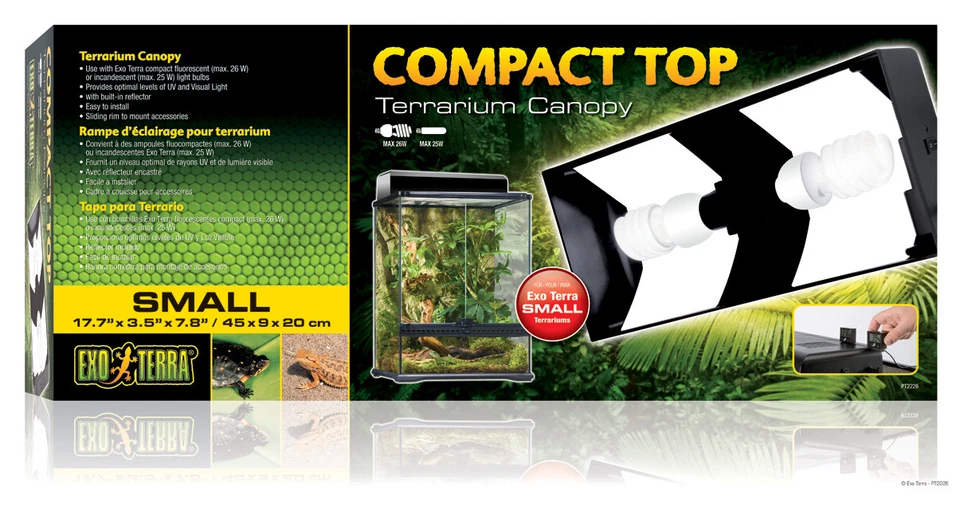 Exo Terra Compact Top Terrarienlampen Abdeckung - Grösse: 45 x 9 x 20 cm - Bild 1 von 1