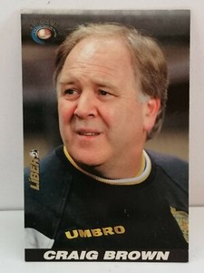 FRANCE 98 Card #128 CRAIG BROWN SCOTLAND COACH, Team 1998 FIFA WORLD CUP TCG