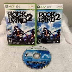 Rock Band 2 (Microsoft Xbox 360, 2008) CIB komplett mit Handbuch mehr im Laden - Bild 1 von 11