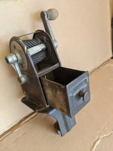 Antique 1914-1915 John Stewart Chicago Pencil Sharpener w/Orig Drawer & Adapter - Picture 1 of 7