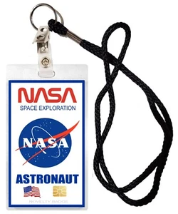 NASA Astronaut badge HALLOWEEN COSTUME MOVIE PROP - ID/Security Badges - Picture 1 of 1