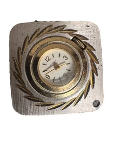 Caravelle Pocket Watch Necklace Pendant Mechanical Vintage Needs Repair Japan - Picture 1 of 5