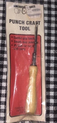Vintage American Crafts Punch Needle Rug Crafting Tool No5 For  Rug &Craft yarn - Image 1 of 4