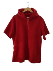 Engineered Garments Hoodie M Red Polyester Plain Casual Sweater #EG AHC - Picture 1 of 5