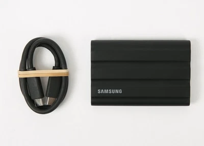 Samsung MU-PE1T0S T7 Shield 1TB Portable USB-C External Solid State Drive, Black - Image 1 of 4