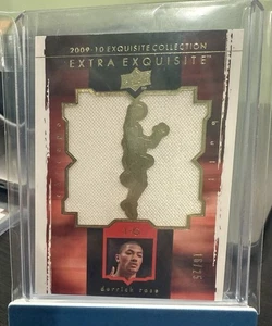 2009-10 Upper Deck Exquisite Derrick Rose 16/25 Extra Exquisite Patch Bulls - Picture 1 of 2