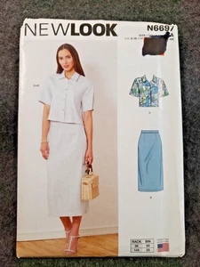 6697 NEW LOOK - TOP Y FALDA - Talla 6/8/10/12/14/16/18 B 30.5-40".......... (C19B2) - Imagen 1 de 6