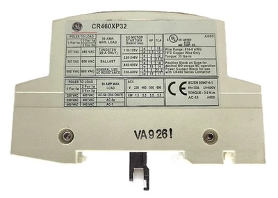 GE CR460XP32 2P 30A Lighting Contactor Power Pole NEW USA - Image 1 of 4