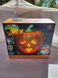 Jabberin Jack sprechender animierter Kürbiskopf Halloween Dekoration Jack-O-Laterne - Bild 1 von 3