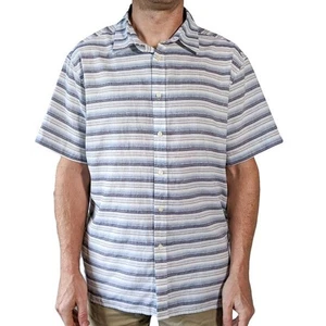 Camisa Goodfellow & Co a Rayas con Botones para Hombres XL Preppy Clásica Informal - Imagen 1 de 3