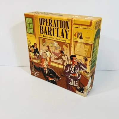 OPERATION BARCLAY BOARD GAME + ACRYLIC TILES english & spanish salt & pepper EUC - Image 1 of 4