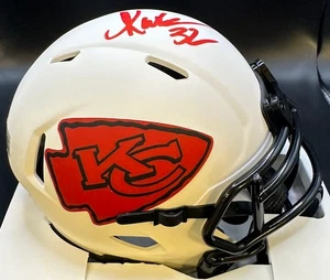 Marcus Allen Kansas City Chiefs Autographed Mini Football Helmet- Beckett COA - Picture 1 of 6