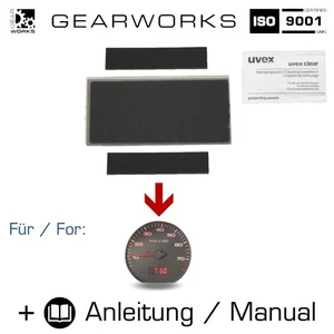 Display Digitaluhr für AUDI 80 100 200 V8 Uhr LCD Reparatur V1 - Picture 1 of 8