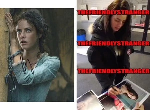 Kaya Scodelario signed "PIRATEN DER KARIBIK" 8x10 Foto PROOF e Carina COA - Bild 1 von 4