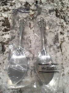1 NEW MINT Grande Baroque Wallace Sterling Silver Jelly Spoon 6+" Serving Grand - Picture 1 of 5
