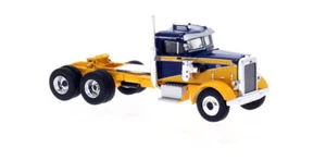 Brekina 85756 Peterbilt 281, dunkelblau/gelb , H1276 - Bild 1 von 1