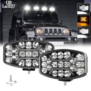 LED zusatzscheinwerfer mit positionslicht Arbeitslicht Auto LKW Traktor 12v E9 - Bild 1 von 10