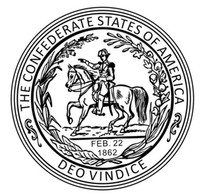 The Great Seal Of The Confederate States Of America Round Seal Embosser - Picture 1 of 5