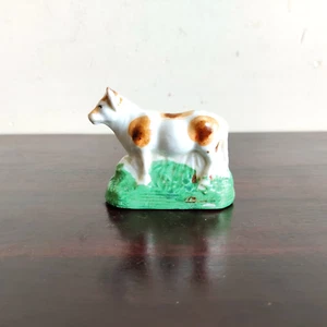 1930er Vintage Porzellan Kuh Figur Statue Japan Deko Sammlerstück C118 - Bild 1 von 8