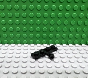 Lego 1 Placa Negra 1x4 con Bola de Remolque Enchufe Enganche NUEVO - Imagen 1 de 1