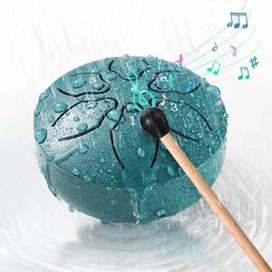 Steel Tongue Drum Rain Chime 3 Inch 6 Note Rain Drum for Outside Chakra Drum ... - Picture 1 of 8