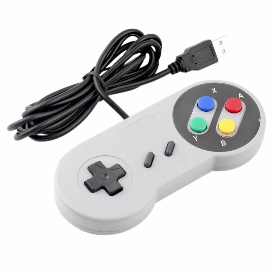 Manette USB Snes super nintendo Classique PC Raspberry Pi de Jeu Computer - Photo 1/1