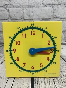 ETA Learning Manipulative Geared Mini Clock 5" Teaching Homeschool Judy Time - Picture 1 of 4