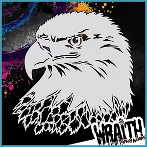 Eagle #1 - Modello di stencil aerografo riutilizzabile - Foto 1 di 4