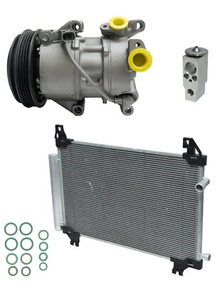 Reman RYC AC Compressor Kit W/ Condenser FC55A Fits Toyota Yaris 1.5L 2016 - Image 1 of 4