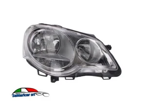 FANALE PROIETTORE ANTERIORE DESTRO FONDO CROMATO ADATTABILE VW POLO 2005-> 6Q194 - Foto 1 di 2