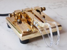 CT 599 L Iambic Magnet Tension Brass Lever Paddle UR5CDX. Traveling,QRP.New&B'd