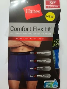 3 Pack Haines Comfort Flex Fit Tagless Boxer Briefs Size S/P 28-30" - Picture 1 of 6