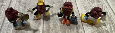 JUEGO DE 4 FIGURAS VINTAGE DE PASAS DE CALIFORNIA HARDEES 1987 Foto 1 de 4