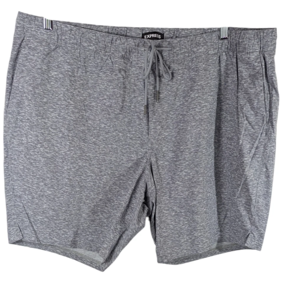 Pantalones Cortos EXPRESS Nylon Gris Brezo Para Hombres Talla 2XL XXL Cordón Frontal Senderismo Peces Foto 1 de 4