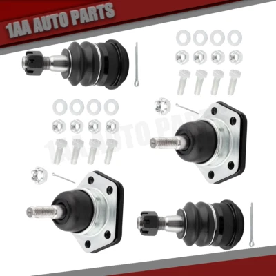 Qty4 Front Lower Upper Ball Joints K6136 K6117 Fits Chevrolet R1500 Suburban GMC - Image 1 of 4