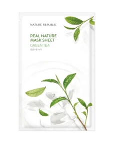 [ NATURE REPUBLIC ] Real Nature Mask Sheet 10pcs Green Tea US Seller - Picture 1 of 1