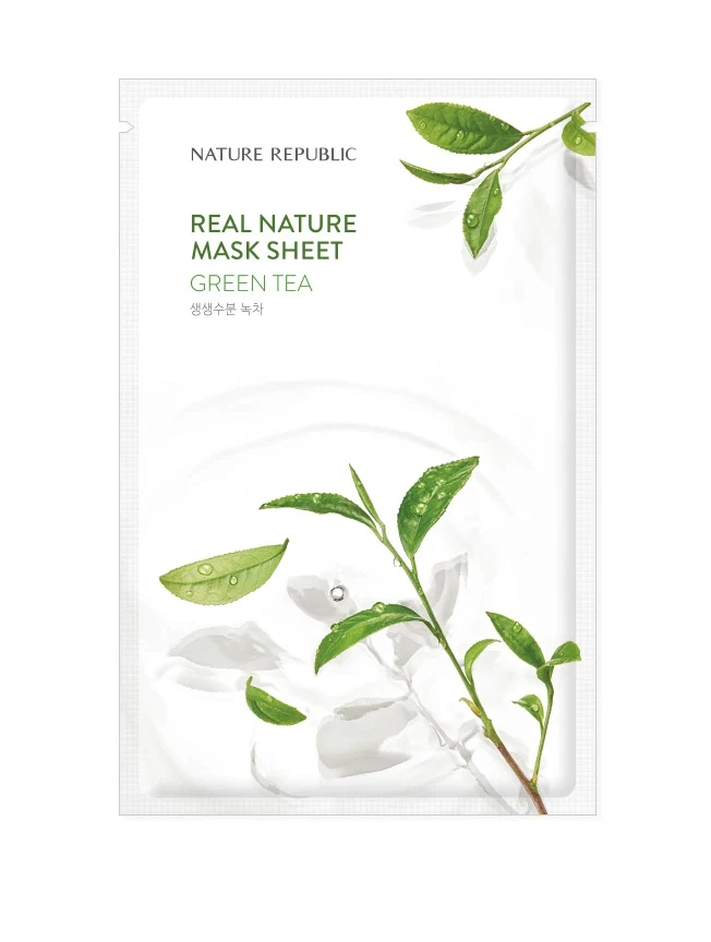 [ NATURE REPUBLIC ] Real Nature Mask Sheet 10pcs Green Tea US Seller - Image 1 of 1