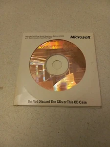 Microsoft Office Small Business Edition 2003 w/ BCM 2-CDs Product Key Included - Picture 1 of 3