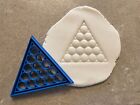 Snooker Triangle cookie cutter, biscuit, cake decoration, baking sport cue