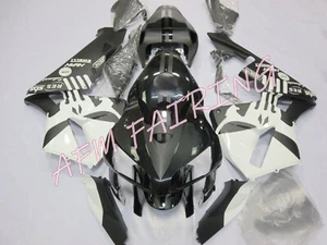 White Black ABS Injection Mold Bodywork Fairing Panel Kit for CBR600RR 2005 2006 - Picture 1 of 8